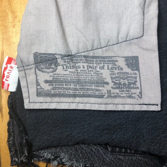 Levi's - 501 Original Shorts, Charcoal - Picture 10 of 16
